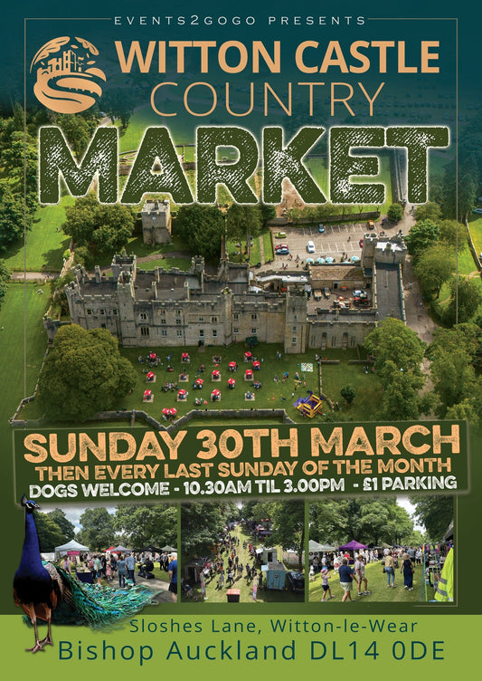 Witton Castle Market - Sunday 30th March