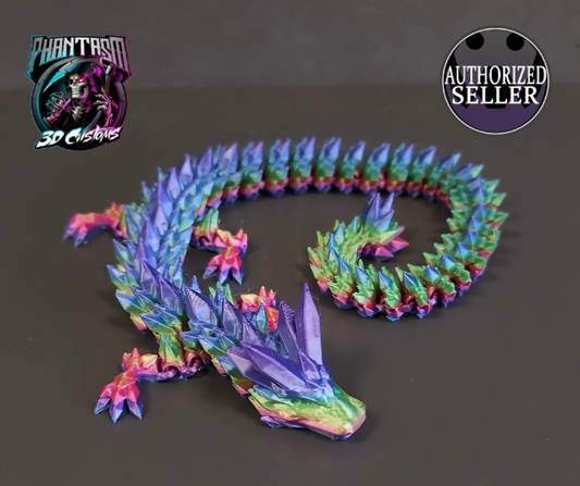 3D printed crystal dragon